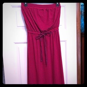 EUC Loft strapless knit sundress